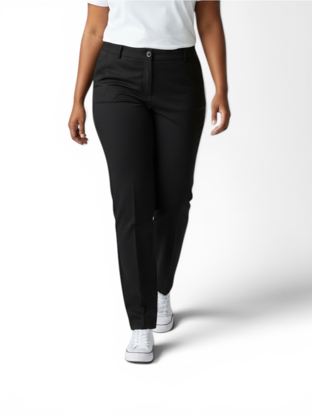 MARELLA Black Straight-Leg Tailored Pants